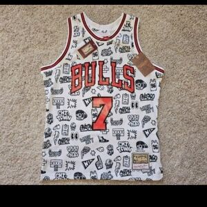 Jersey Toni Kukoc Chicago Bulls Mitchell & Ness Jersey 1997-98 Size M White Dood